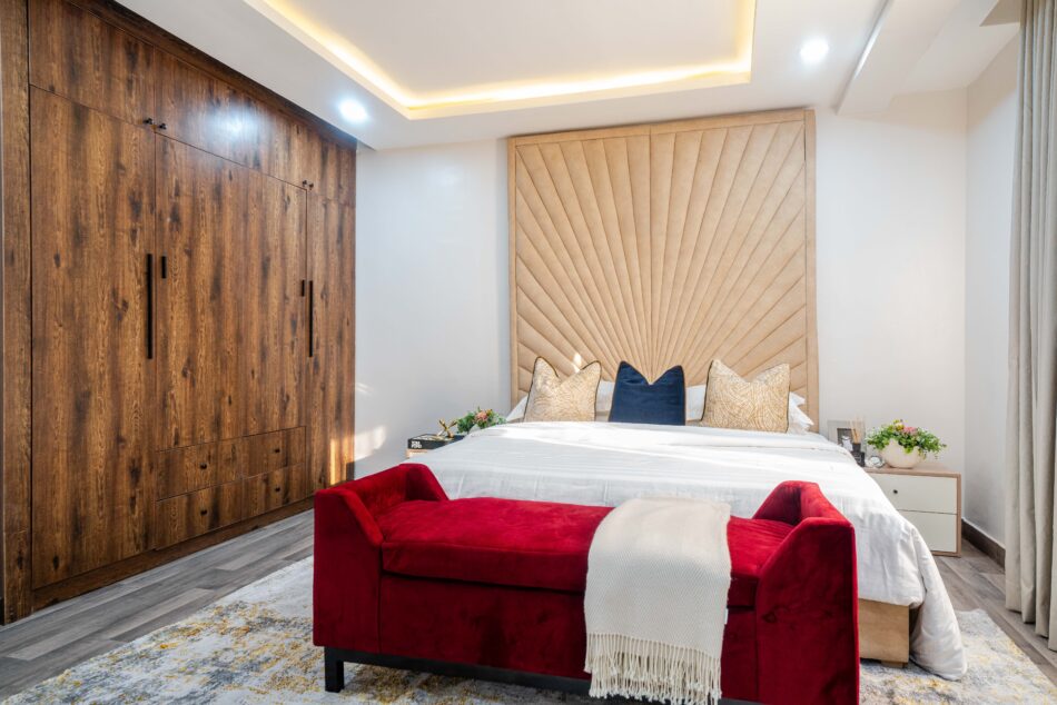 Luxury apartment 3011 master bedroom
